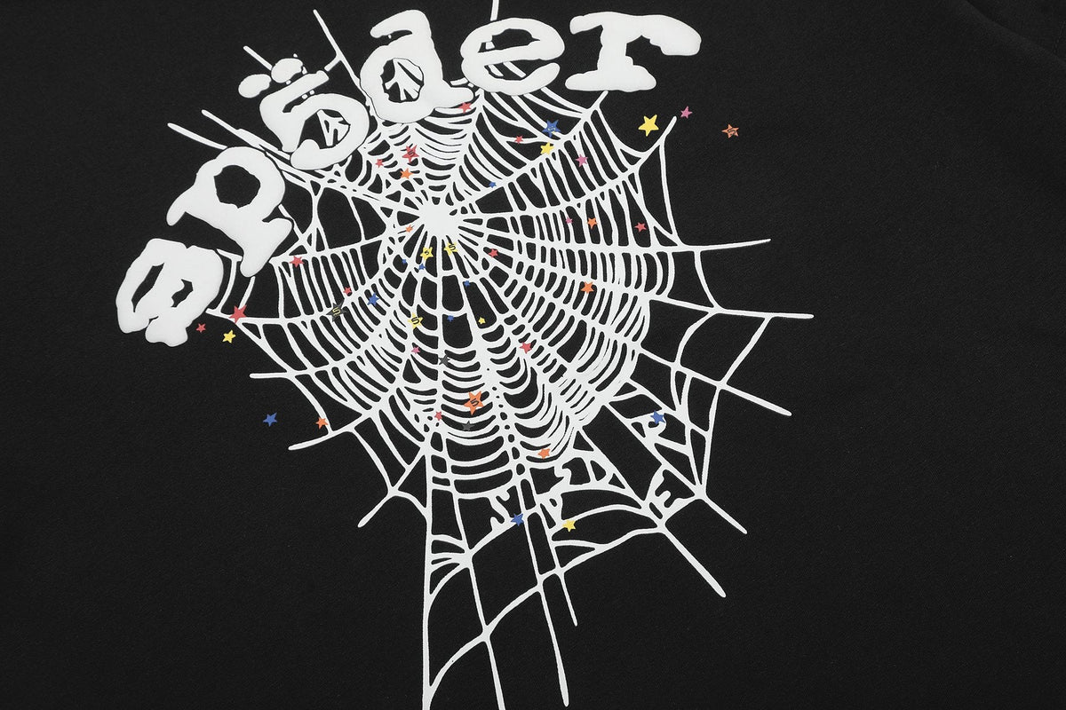 Sp5der Spiderweb Graphic Short-Sleeve T-Shirt