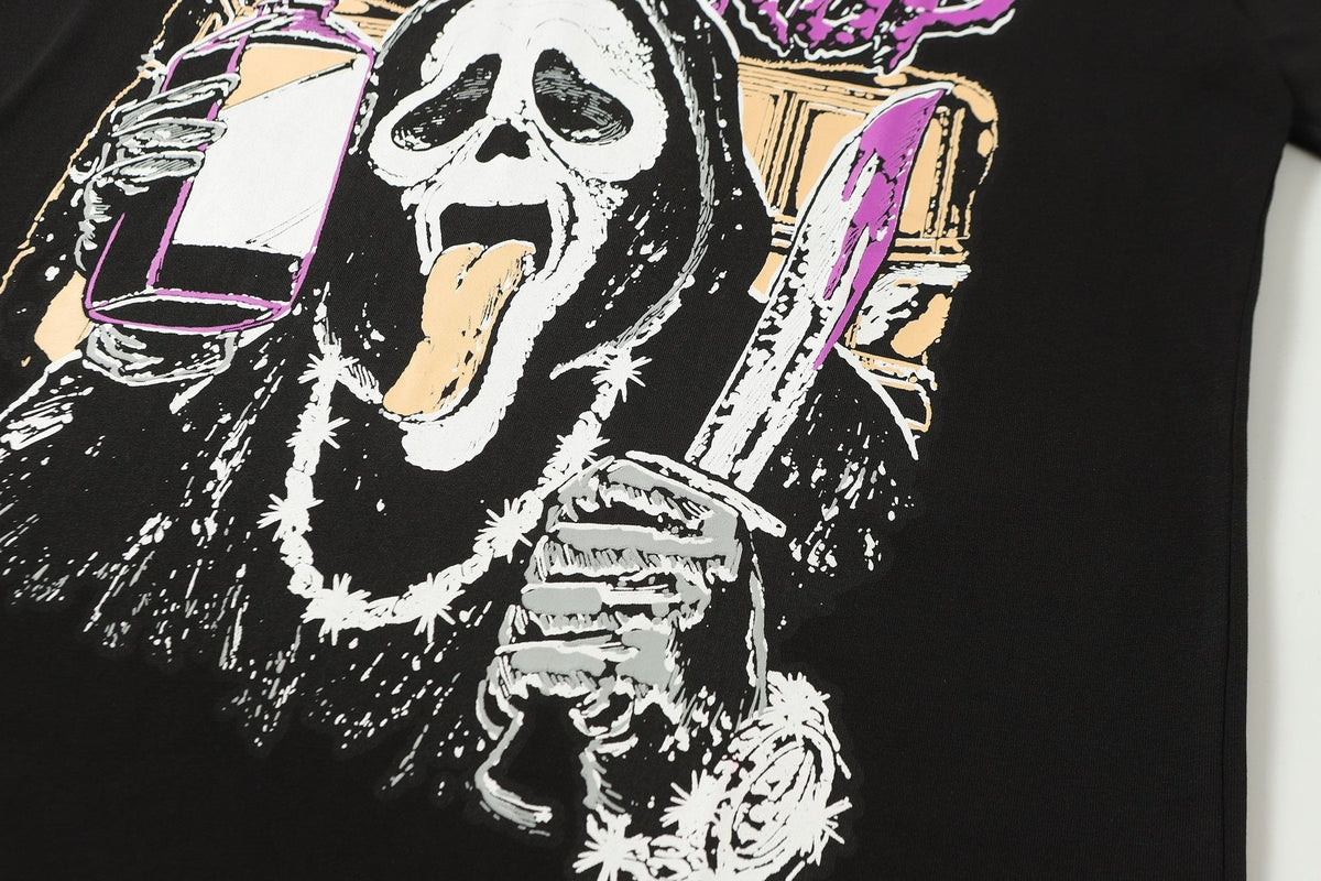 THAT'S A AWFUL LOT OF COUGH SYRUP Black Front & Back Graphic T-Shirt