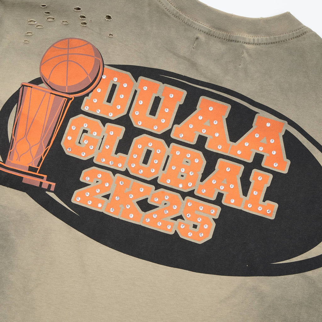DUAA All Star Basketball Graphic Short-Sleeve T-Shirt - Olive