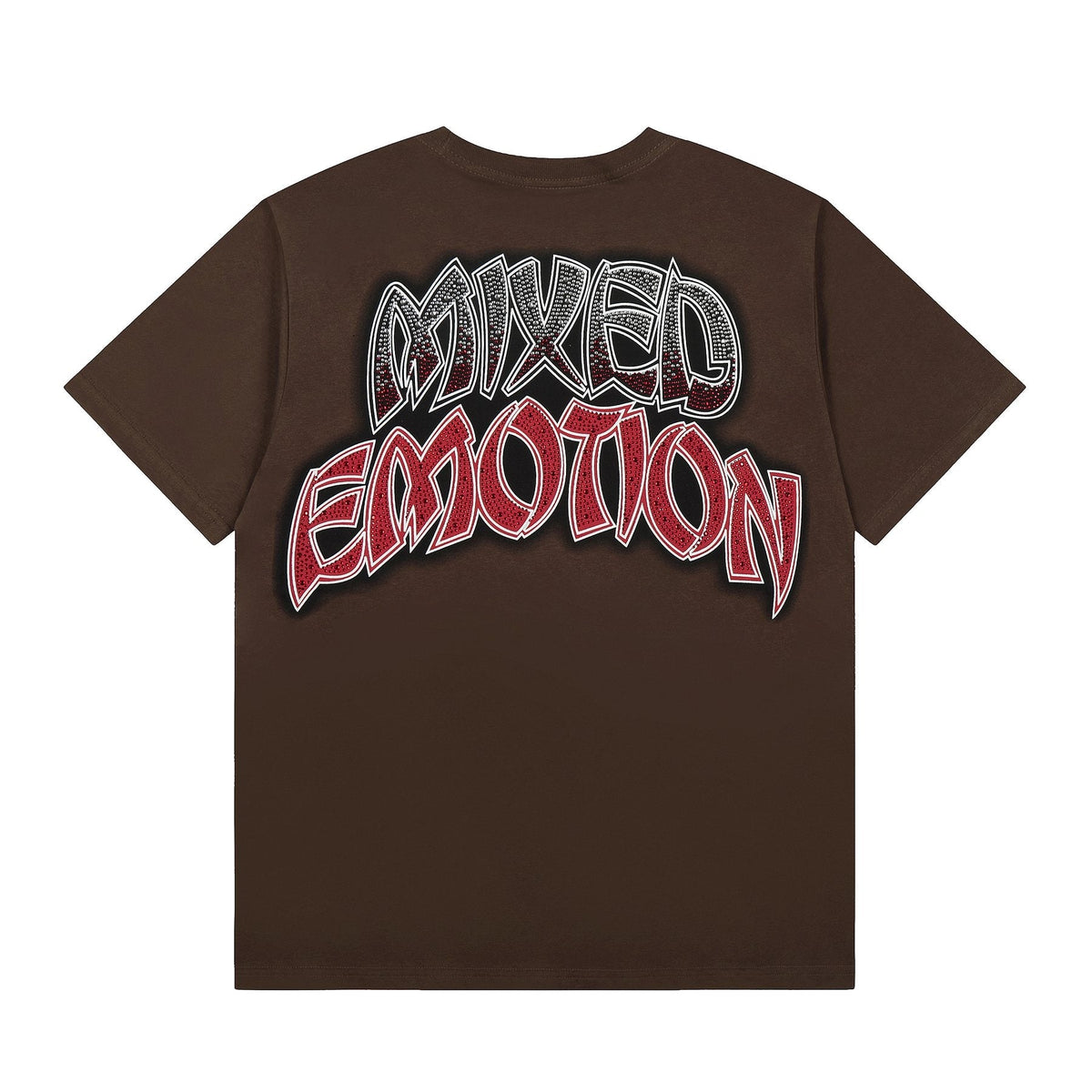 MIXED EMOTION Front-and-Back Graphic Short-Sleeve T-Shirt