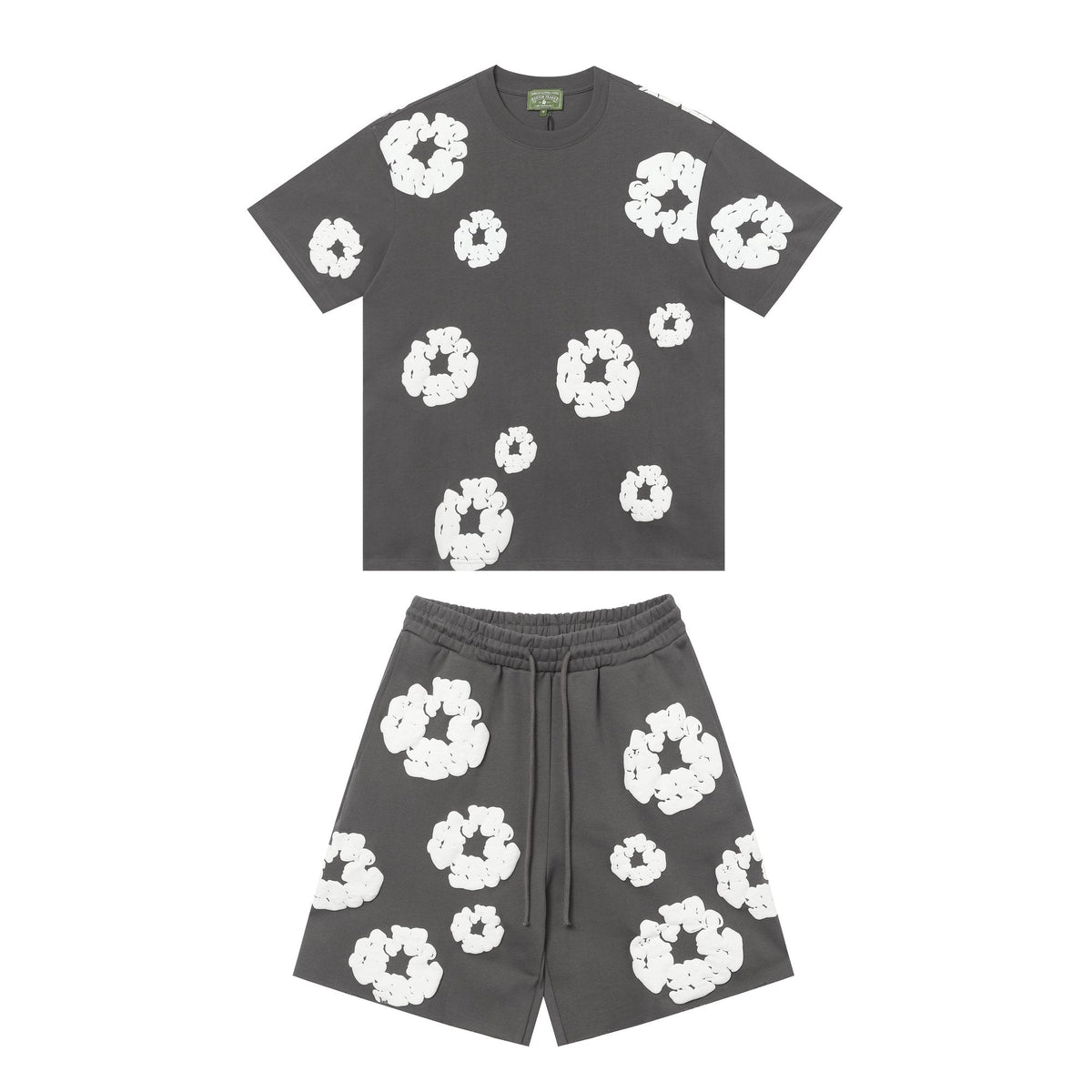 DENIM TEARS All-Over Flower Short-Sleeve Set