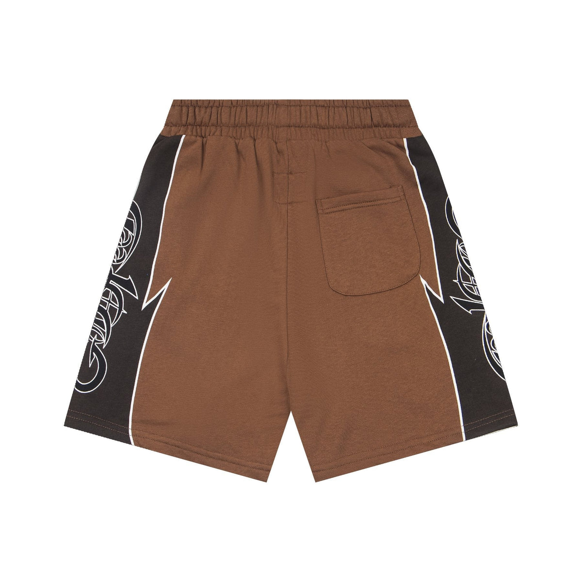 Godspeed Printed Side-Panel Drawstring Shorts