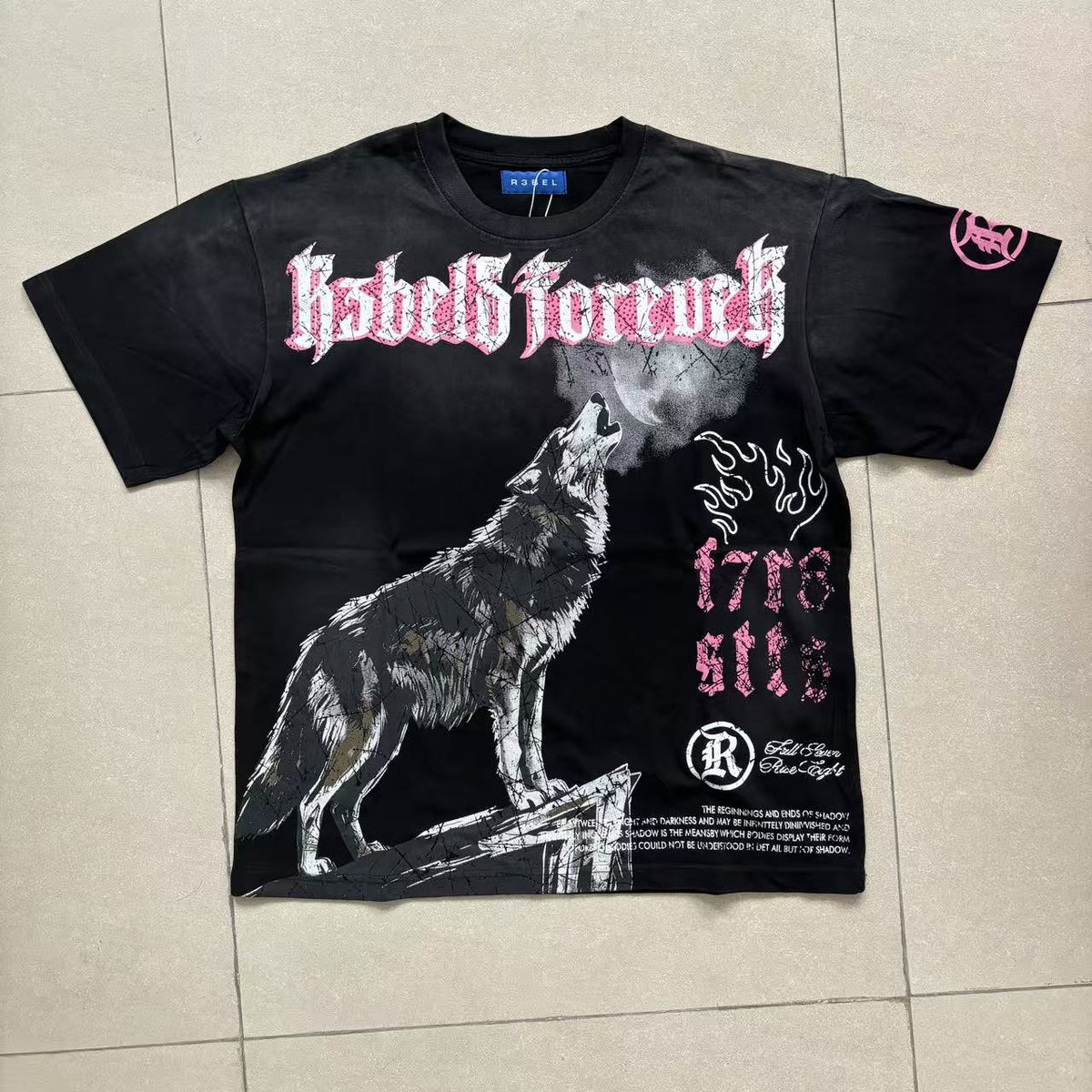 R3BEL Howl Wolf Graphic T-Shirt