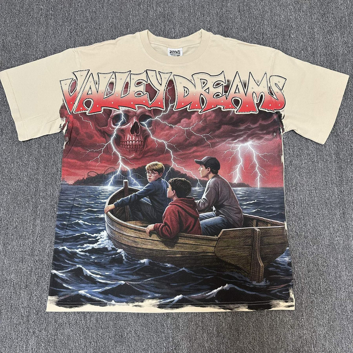 VALE USA Dreams Rhinestone Graphic T-Shirt