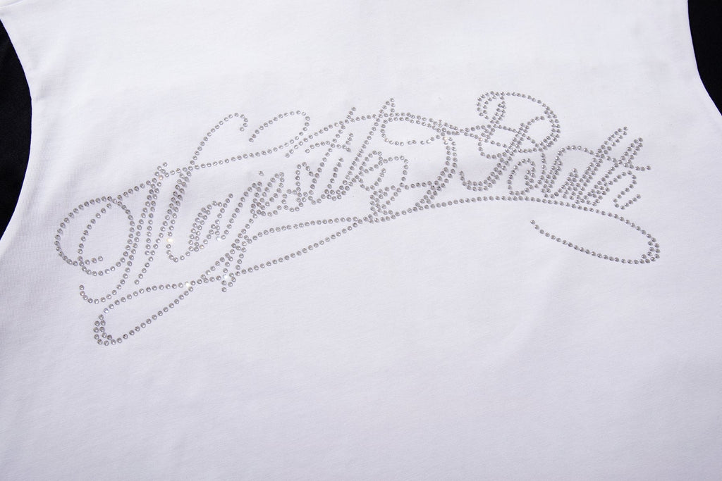 MAJESTIK Car Graphic Zip-Front Short-Sleeve T-Shirt