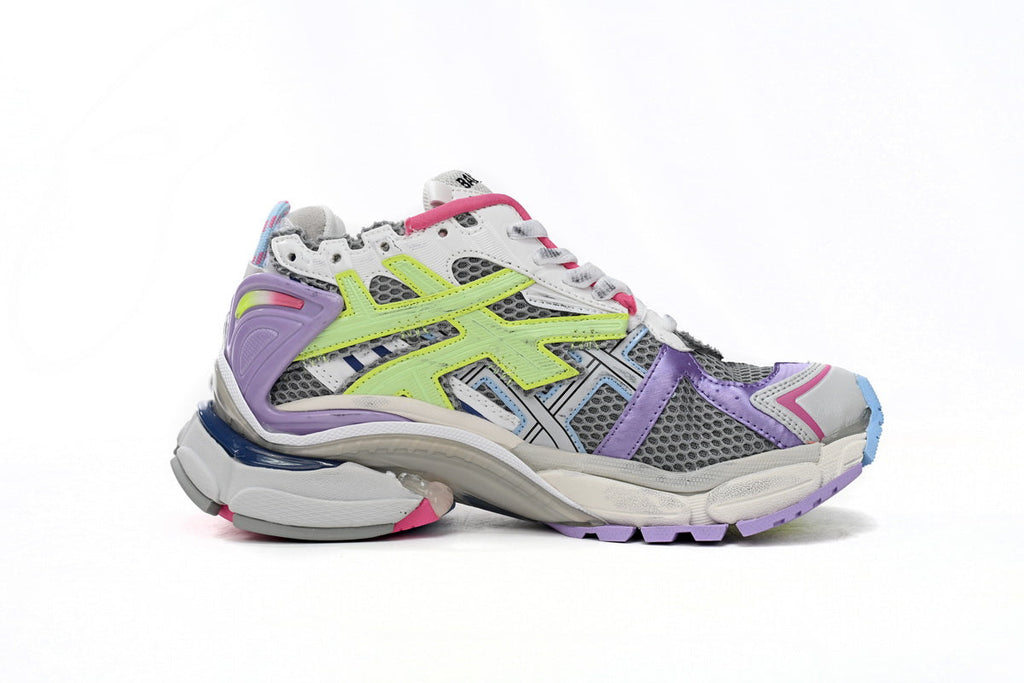 Balenciaga Runner White Yellow Purple 677402 W3RH5 0308