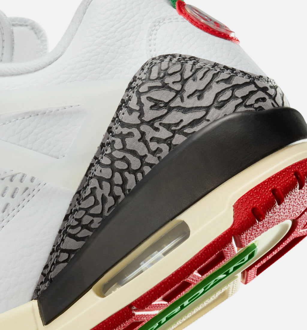 Spizike Low Men's Lifestyle Shoes - White / Black / Sail / Varsity Red