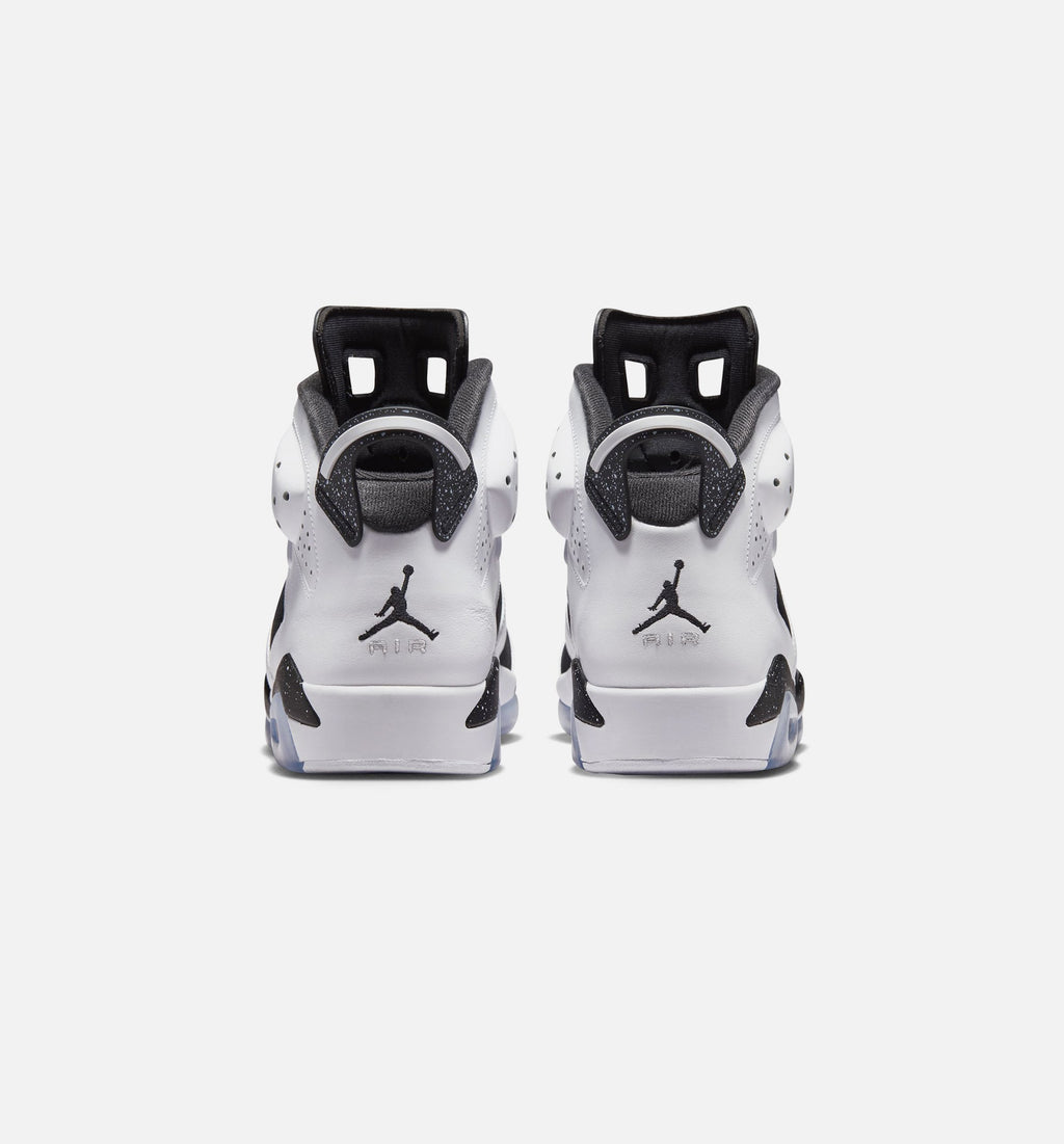 Air Jordan 6 Retro Black and White Men's Sneakers