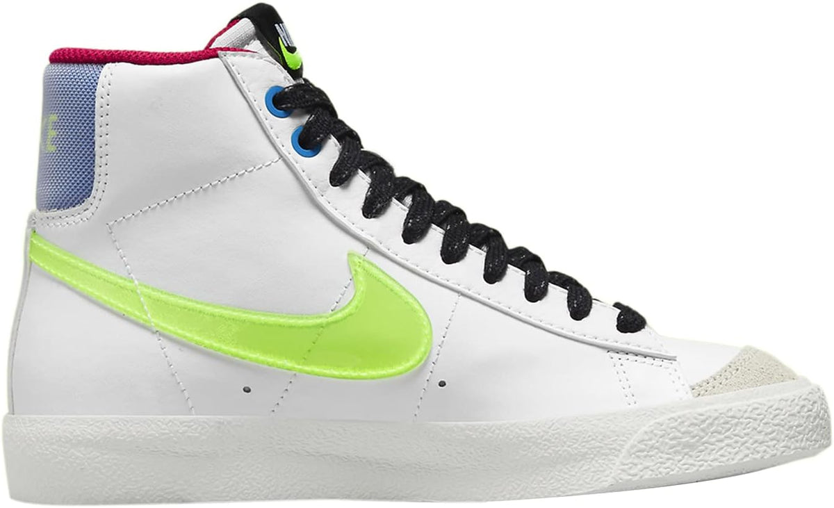 Big Kid's Nike Blazer Mid '77 White/Volt-Hyper Royal (DV2234 100)