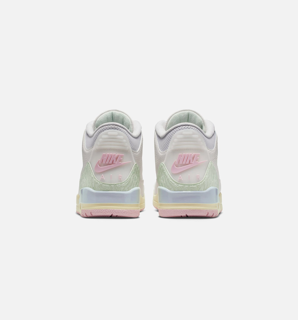 Air Jordan 3 Retro Sail And Jade Aura Men's Shoes - Sail Jade Aura Iced Carmine