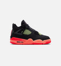 Air Jordan 4 Retro Black Infrared 23 – Grade School Lifestyle Shoe in Black/Infrared 23/Bright Mango