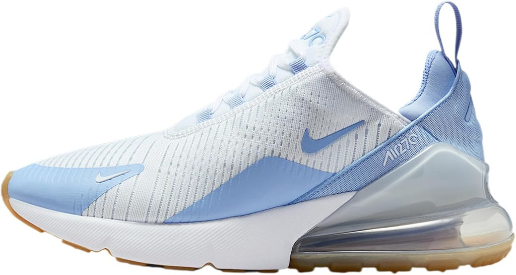 Women's Nike Air Max 270 White/Aluminum-Blue Tint (HJ3222 103)
