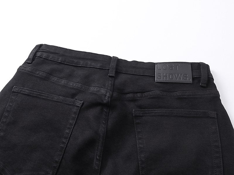 LOSTSHDWS Floral Embroidered Flared Jeans