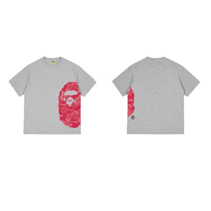 BAPE Pink Camo Ape Head Graphic T-Shirt