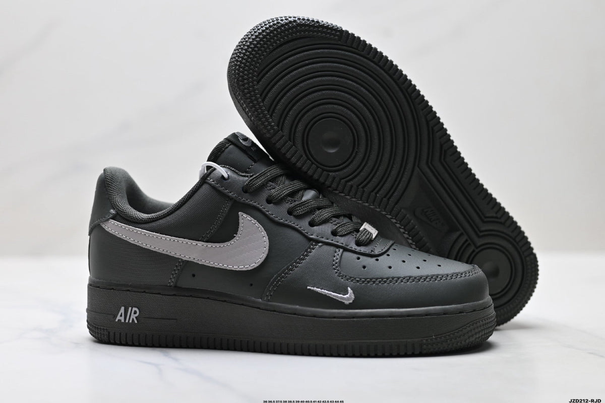 Nike Air Force 1 Low Charcoal Gray Unisex Sneakers Style 18