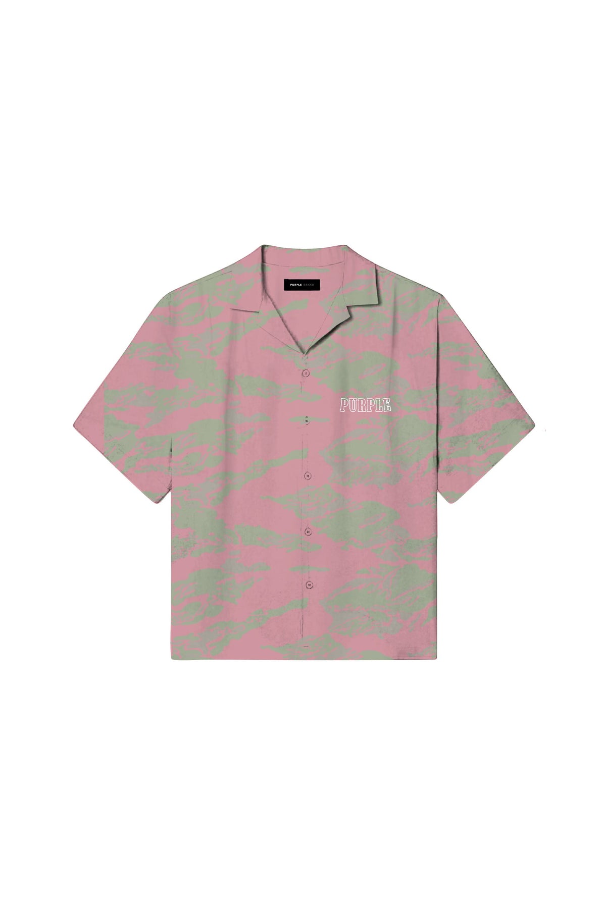 Slab Wordmark Tropical Camo Shirt