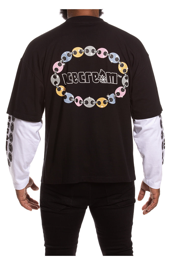 Icecream Jupiter Long Sleeve Boxy Fit Tee