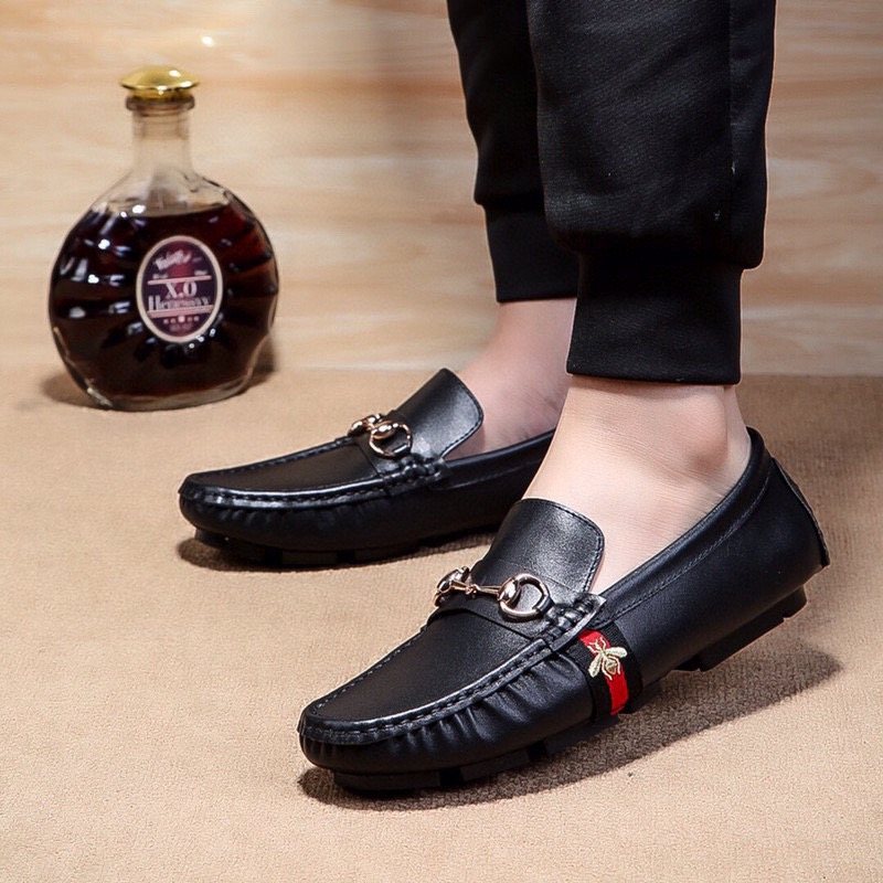 Gucci Men's Black Bit Loafers