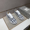 Vans Men's Black Graphic Print Low-Top Sneakers