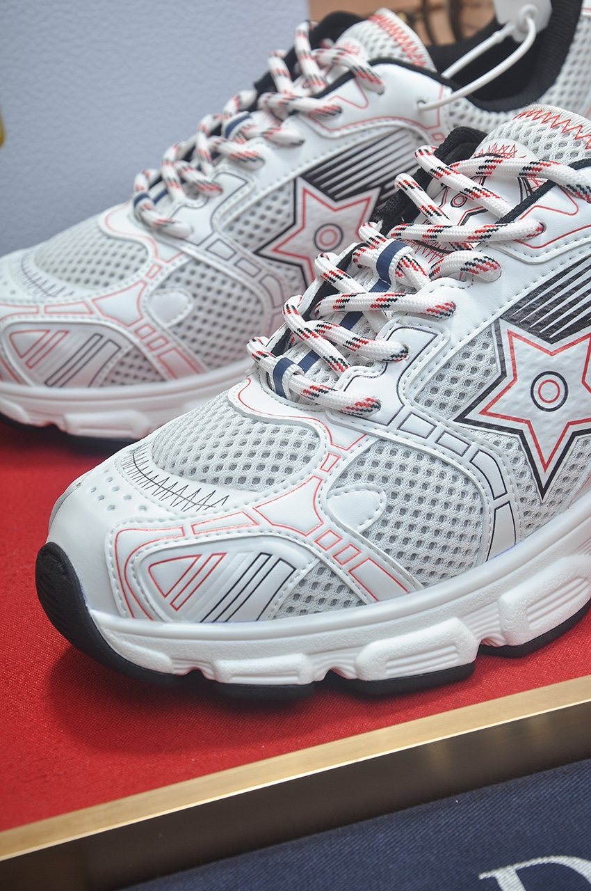 Dior Paneled Low-Top Sneakers