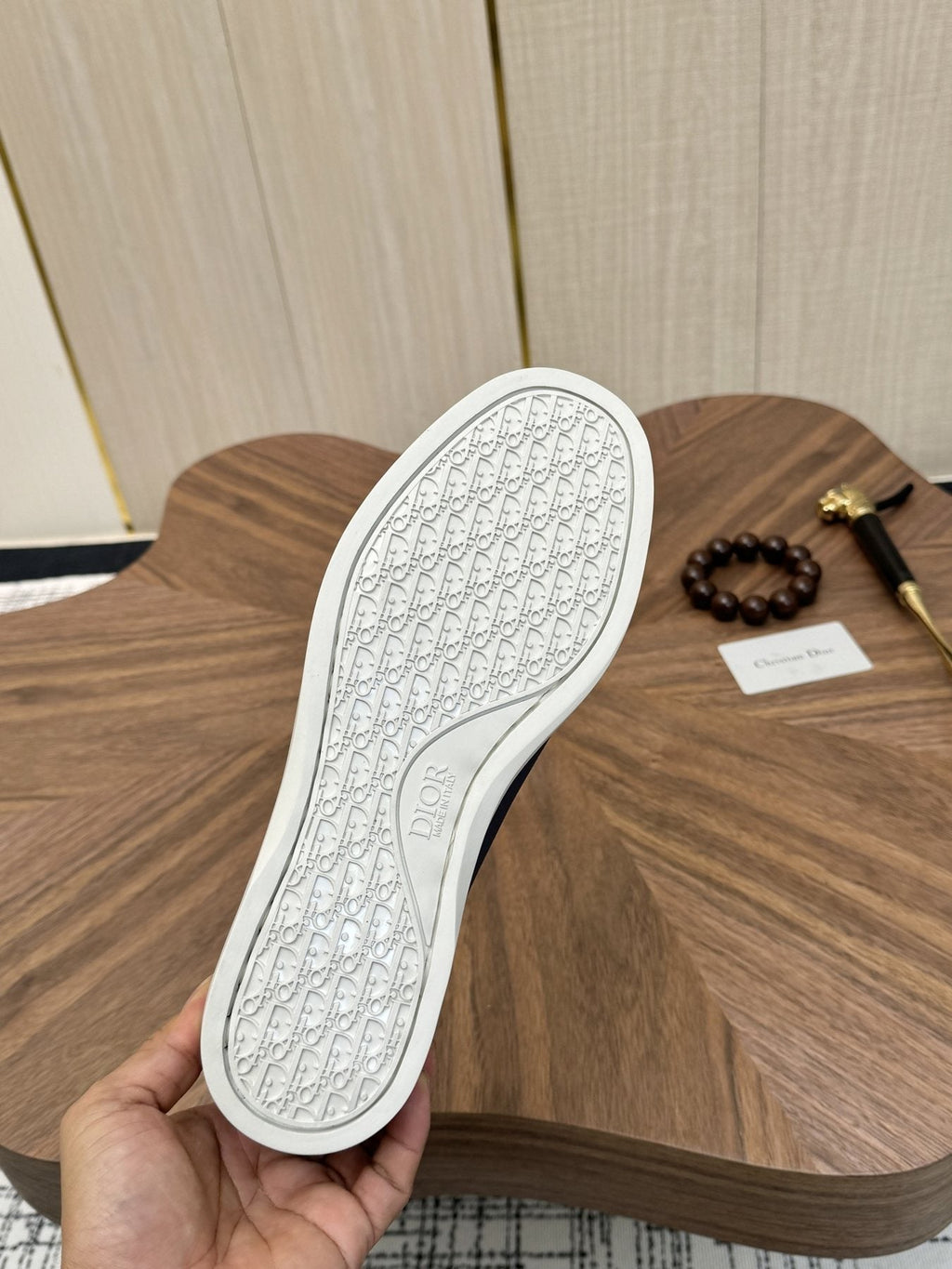 Dior Men's Contrast-Sole Slip-On Loafers - Leather Lining