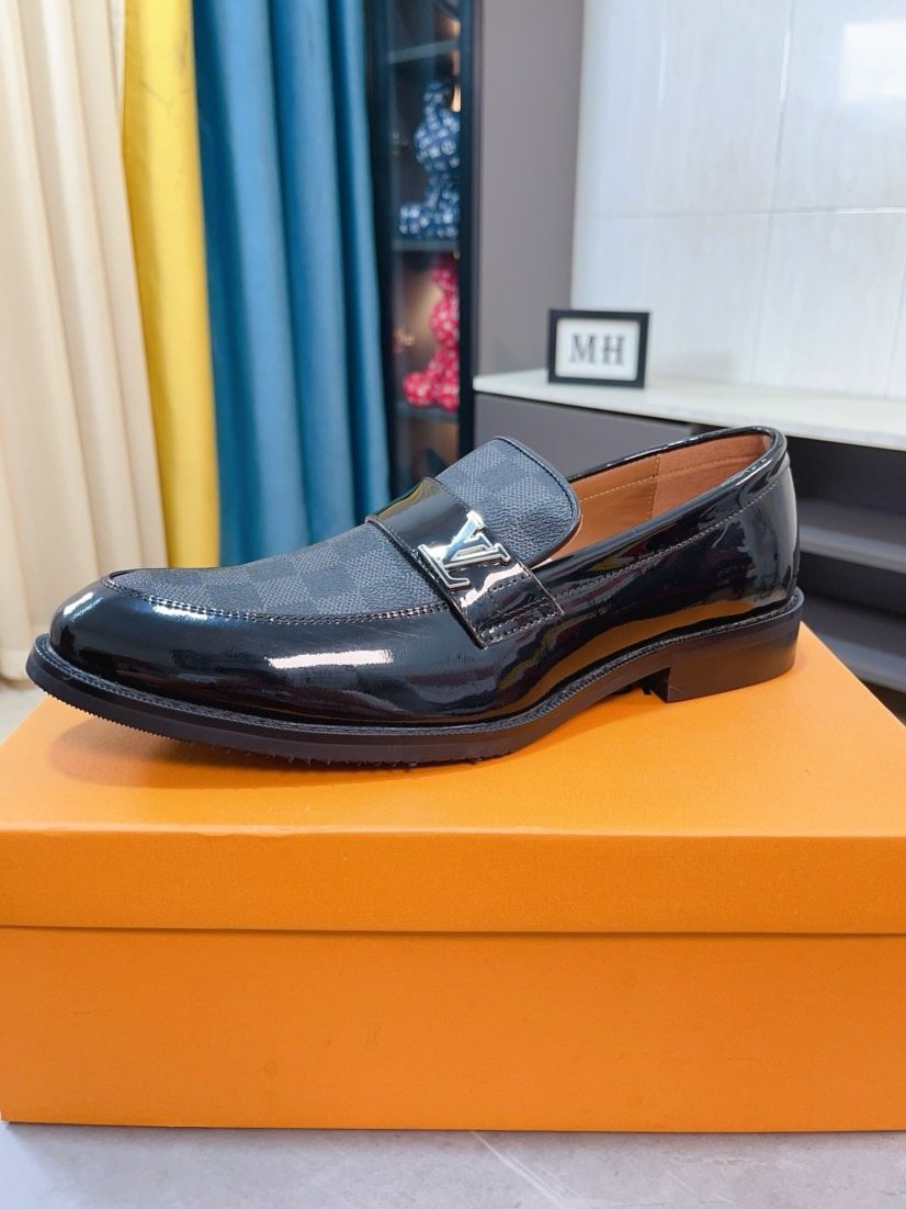 Louis Vuitton Check Panel Loafers