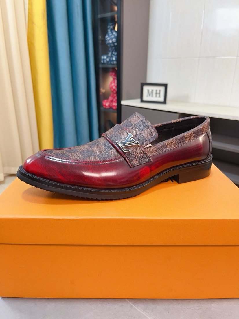 Louis Vuitton Check Panel Loafers