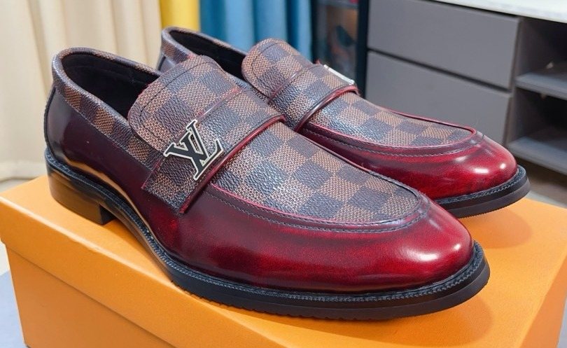 Louis Vuitton Check Panel Loafers