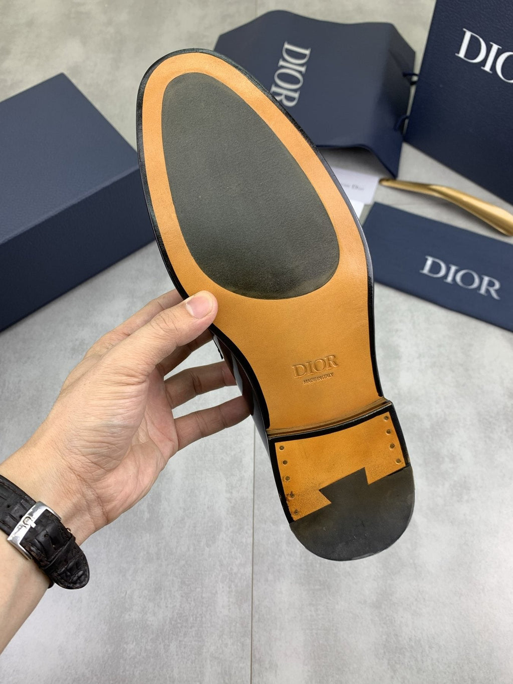 Dior Black Buckle Loafers - Leather Lining