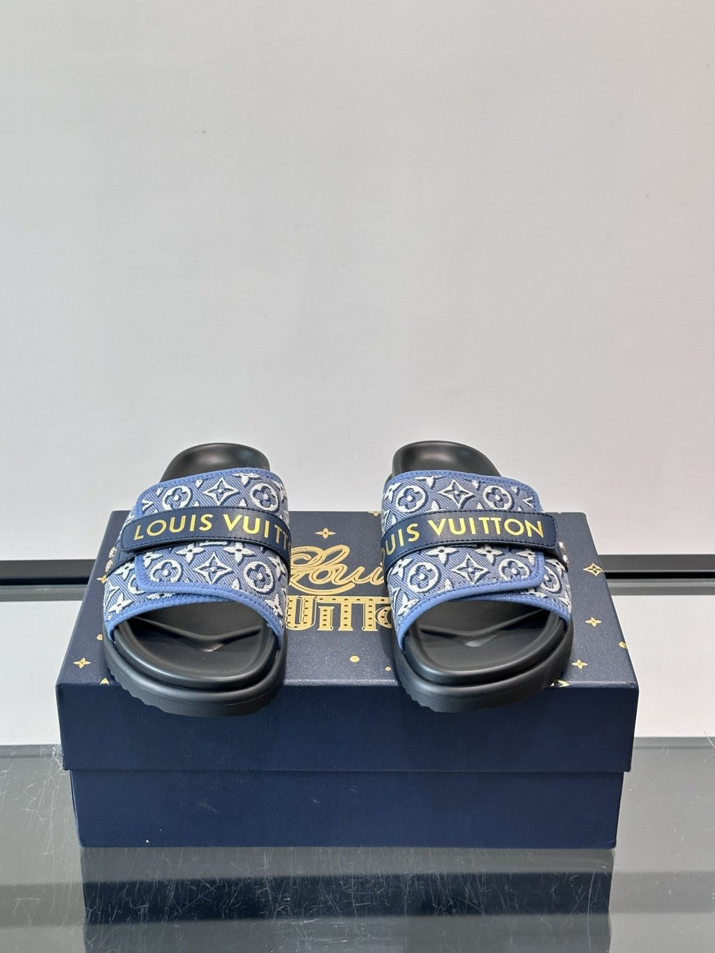 Louis Vuitton Two-Strap Slide Sandals - Open Toe