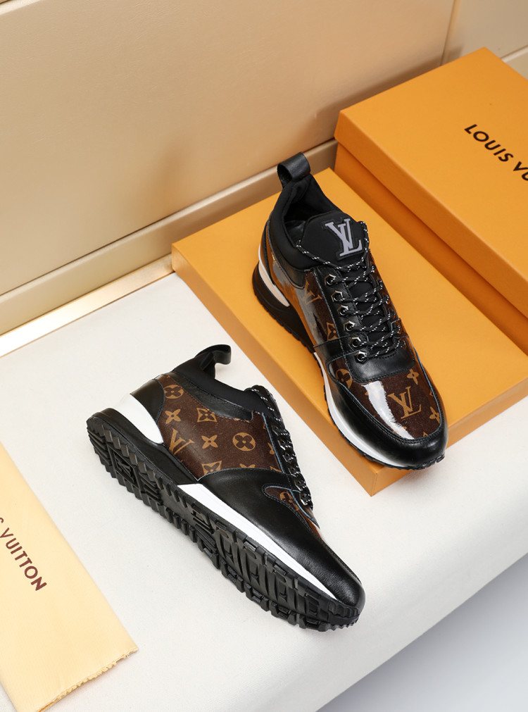 Louis Vuitton Monogram Panel Low-Top Sneakers