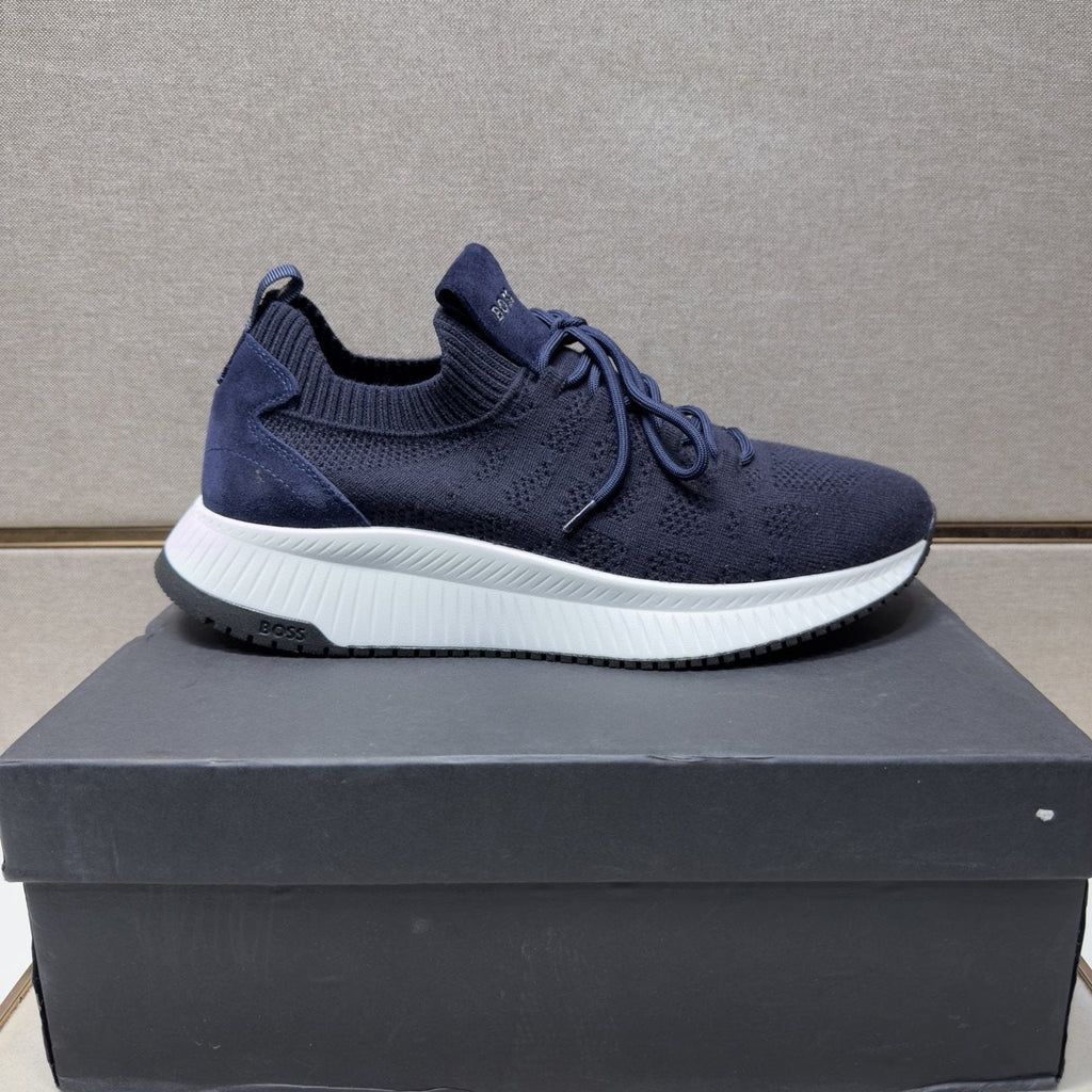 Hugo Boss Men's Knit Lace-Up Sneakers
