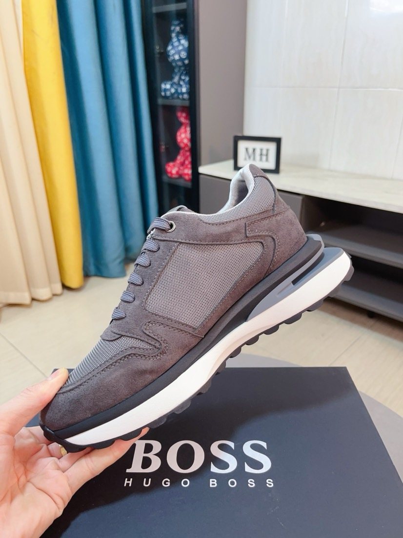 Hugo Boss Men's Layered Low-Top Sneakers