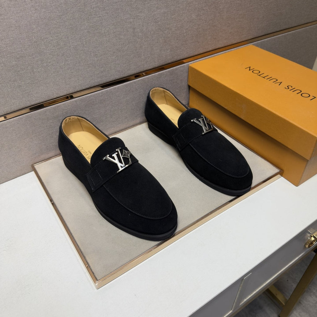 Louis Vuitton Metal-Accent Slip-On Loafers
