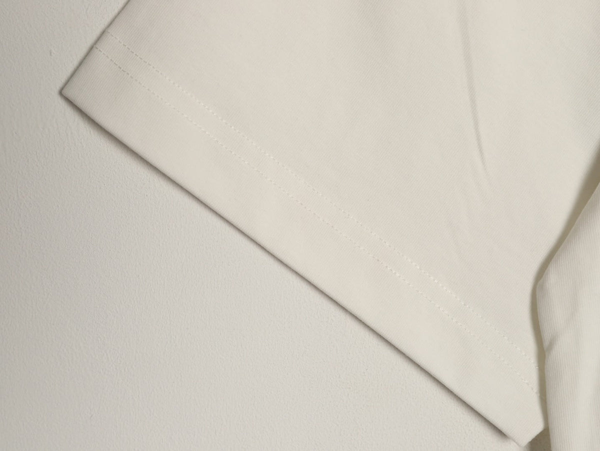 Dior Script Lettering Graphic T-Shirt - Off-White