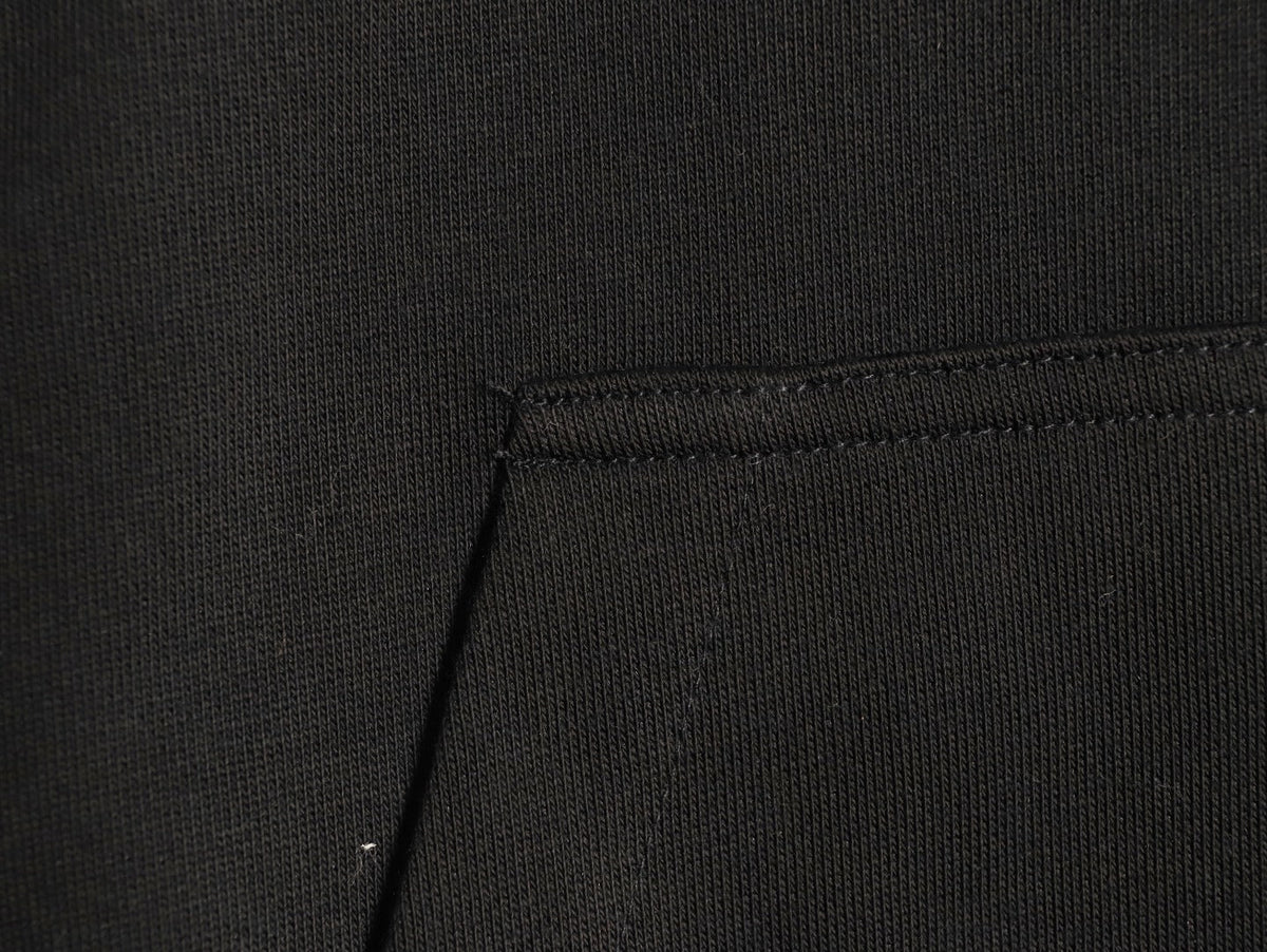 Burberry Equestrian Emblem Pullover Hoodie - Black（副本）（副本）